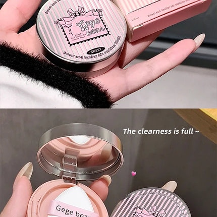 Gege Bear 3 Colors Matte Cream-Textured Cushion Blush with Puff,  Powder-free, Smooth Application, Create  Flawless Daily Makeup
