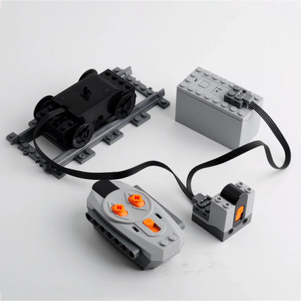 88002 Building Blocks Train Motor -MOC Power Functions Speed Motor for Legoeds-Compatible Trains DIY Cars Rail 10254/53401/53400