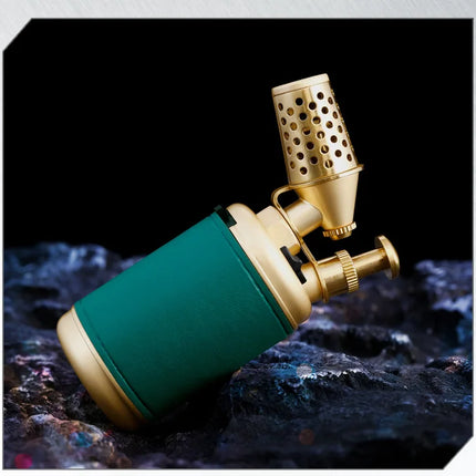 JOBON Multi-function Strong Gun Lighter Windproof Blue Flame One-touch Lock Fire Retro Appearance Design Cigar Lighter