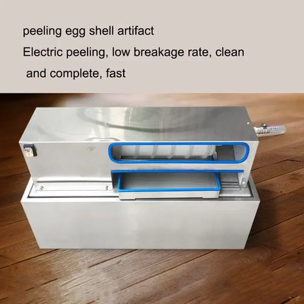 New Upgrade Commercial Electric Egg Sheller Peeling Machine Stainless Steel Chicken Egg Peeler Machine Egg Shelling Machine