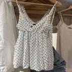 Polka dot-white / One Size