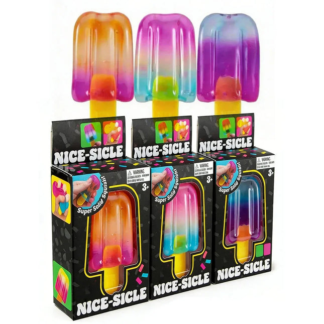 New Schylling Nee Doh popsicle blind box Sensory Stress Relief Squishy Cube Anti-Anxiety Squeeze Object for birthday gift toy