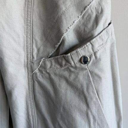 Cleanfit Design Sensation Casual Workwear Trousers Wide Leg Knife  in Beige Casual Straight Cut Leisure Youth Pants