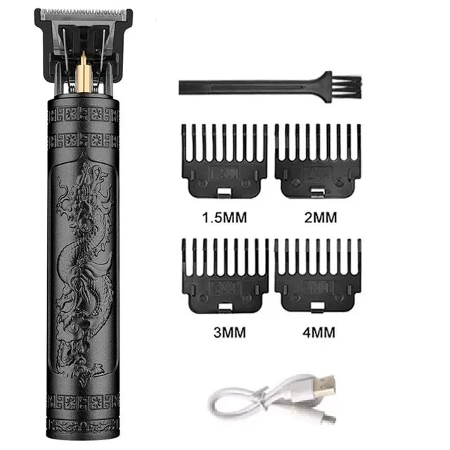 Vintage T9 Hair Trimmer for men Professional Hair Cutting Machine Cordless Beard Trimmer for Home Travel Cordless Hair Clipper