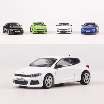 GCD 1:64  Scirocco R White/Black/Green/Blue Alloy Model Car
