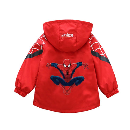 Children's Mickey Hooded Jacket 1-10 Years Autumn Boy's Windbreaker Zipper Hoodie Baby Boys Birthday Present Jacket Cosplay Coat