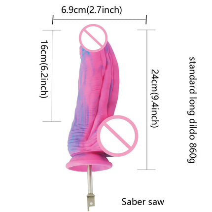 Sex Machine Sav Elastic Contraction Adapter for V-U-LOCK Attachments Dildo Saber Jigsaw Reciprocating Saw A Large Animal Dildo