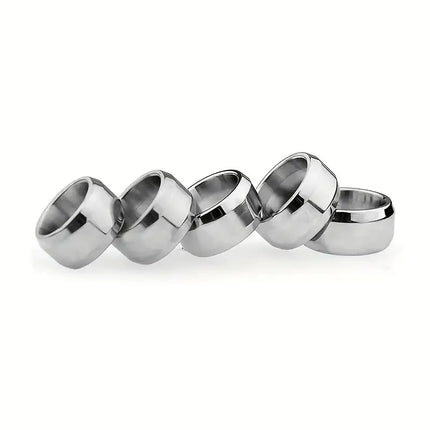 Stainless Steel Penis Ring Thick Metal Cock Ring Delay Lock Rings Sex Toys for Man
