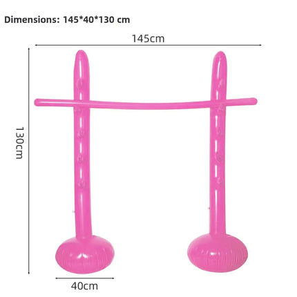 Inflatable Limbo Game Set, Outdoor Summer Party Game for Kids Adults, Backyard Carnival Interactive Play Toy