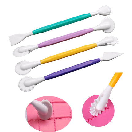3/4/5/6/7/8/15Pcs Cake Brush Flower Modelling Ball Tools Accessories Multifunction Icing Pastry Painting Sugarcraft Tools
