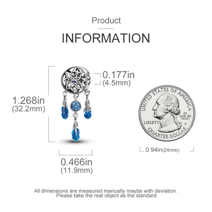 Charm Silver 925 Beads Blue Series Fit Bracelet Charms DIY Original Fashion  Pendants For Jewelry Maing