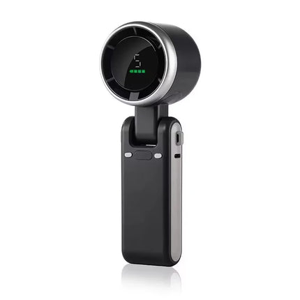NEW Summer Semiconductor Cooling Car Fan with LED Display USB Rechargeable Clip Portable Desk Fans 360 Rotation For Camping ﻿