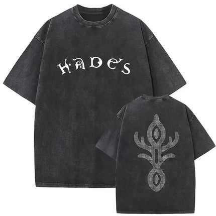 Washed Oversized T-shirt Melanie Martinez Heads Album Men Women Short Sleeve Harajuku Fashion Short Sleeve T-shirt Streetwear