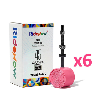 Ridenow External Thread Tube Metal Nozzle Tpu Inner Tube 29Inch 700x32-47c Tube Gravel 45g Bike Tyre MTB Road Bike Inner Tube