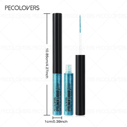 1PC Pearlescent Sparkle, Sequins, Brightening Highlighter, Liquid Eyeliner Eyeshadow, Suitable for Christmas and Holiday Party