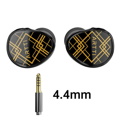 ARTTI R2 In-Ear HiFi Earphones 10mm Beryllium Diaphragm Dynamic Coil Wired IEMs Monitor Headphone with 0.78 2pin 3.5/4.4mm Plug