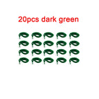 20pcs dark green