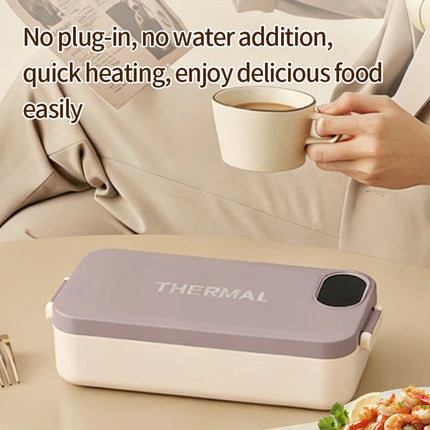 Electric lunch box, water-free charging, heating lunch box, office worker's insulated lunch box, portable outdoor hot meal