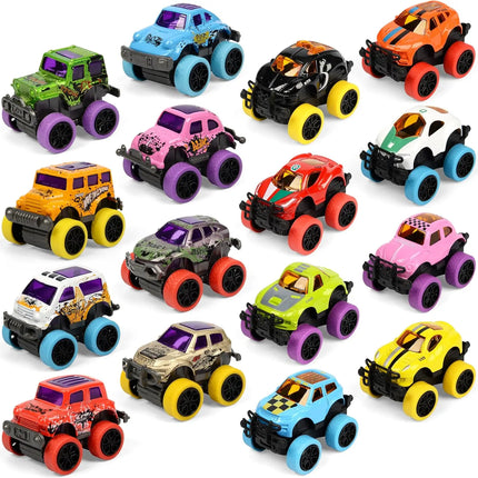8-32Pack Mini Monster Jam Trucks Mini Pull Back Cars for Kids Die-cast Monster Truck Toy Party Favors