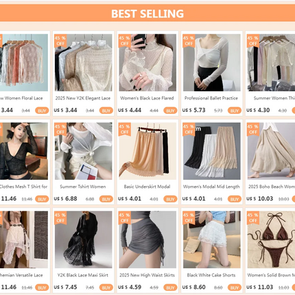 Women's Black Lace Flared Sleeve Slim Fit T-Shirt Long Sleeve Round Neck Base Shirt Fashion Kimono Bottoming Top for Women