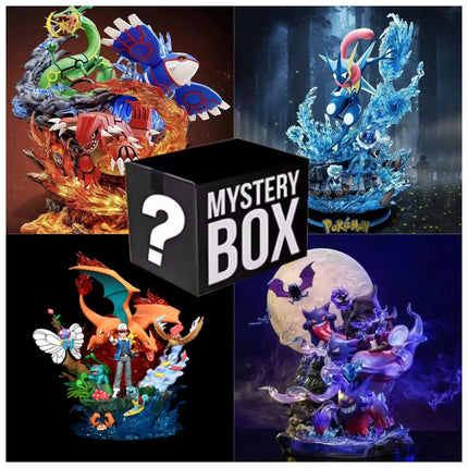 Pokemon Surprise Box! 5 Style Random Figure Capsule Toy, Unboxing Fun Mystery Gift for Kids & Collectors