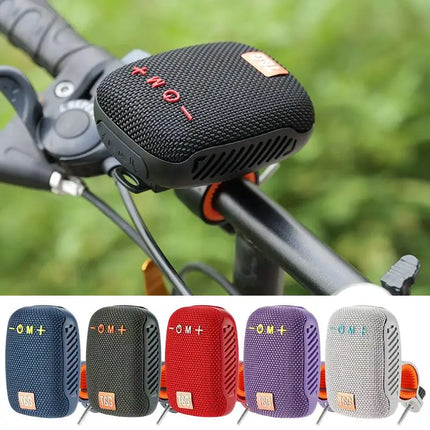 TG392 Outdoor Cycling Bluetooth Speaker Heavy Bass Portable Wireless Sound Box TF Card Player TWS Stereo Sound Box For Bicycle