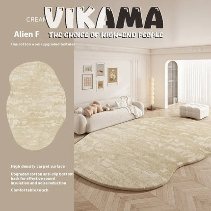 VIKAMA Upgraded Material New Shaped Warm Living Room Bedroom Kitchen Bathroom Non-slip Washable Carpet Mat Rug Home Decor