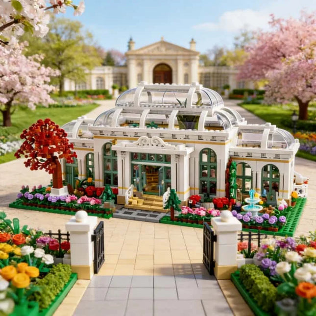 2026 3792PCS Botanical Garden Model Building Blocks Assembling Bricks Creative DIY Toys Christmas Birthday Gifts