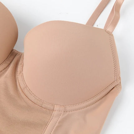 Thongs Bodysuit Shapewear Women Full Body Shaper Waist Trainer Steel Bones Tummy Control Underwear Flat Belly Underbust Corset