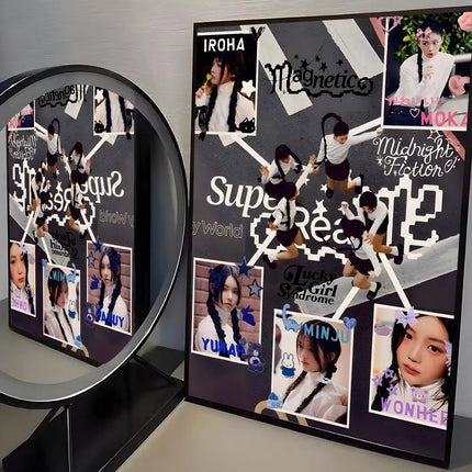 Kpop Band I-ILLIT Poster Trendy And Easy-to-Apply Wall Art Stickers For Home Decor And Dorm Room Walls