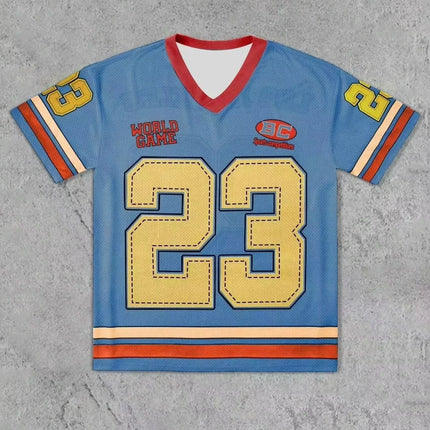 2026 Men Summer American Streetwear Mesh Jersey 3d T-Shirt Digital Printed Hip Hop Basketball Sportswear Fashionable Beach Wear