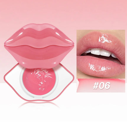 Korean Lip Sleeping Mask Overnight Hydration Repair Balm For Dry Chapped Lips Care Beauty Treatment Gel