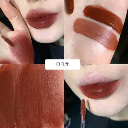 Cute Bunny Lipgloss Matte Velvet Lip Clay Long-lasting Color Non-drying Gege Bear Rabbit Lip Glaze