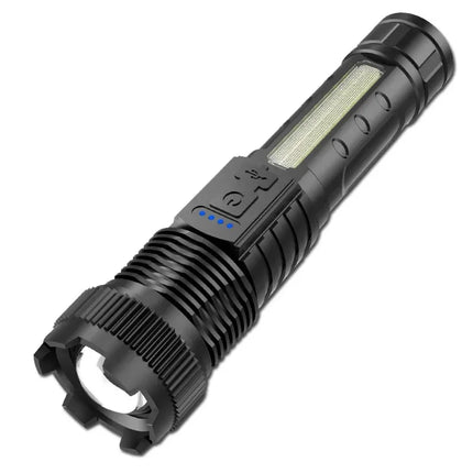 Super Bright Flashlight Built-in Battery USB C Rechargeable LED Flashlights 500000LM High Power Torch Lamp for Camping Lantern