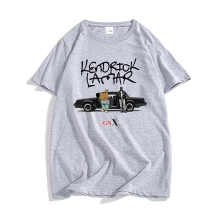 Kendrick Lamar X SZA GrandNational Tour 2025 T-shirts GNX Album Graphic Print T-shirt Cotton Summer Soft Tee-shirt Unisex Men Top
