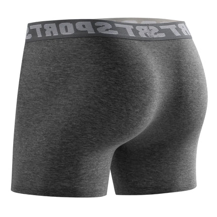 4 pieces of men's sports underwear, soft, breathable and comfortable sweatpants, fashionable and personalized long briefs
