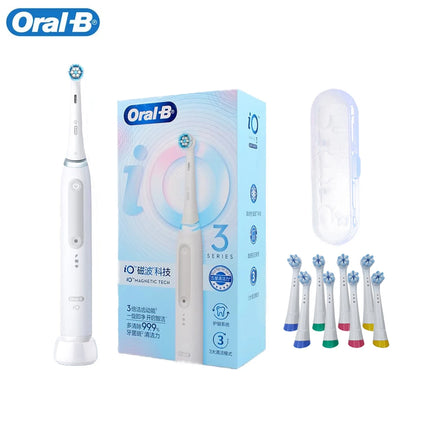 Oral B iO3 Electric Toothbrush iO Series 3 Cleaning Modes for Dental Care Replacement Toothbrush Heads Teeth Brush