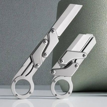 【Crafted with Ingenuity】Stainless Steel Multi-Functional Folding Peeler - EDC Tool & Portable Outdoor Fruit Knife