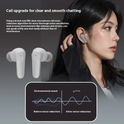 Wireless Earphones Bluetooth HD Call Headphones for Xiaomi True Stereo Sound Headset Sport Game Music In Ear Earbuds With Mic