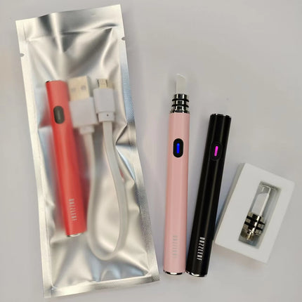 1PCS 510 Thread Preheat Battery,Electric Soldering Iron 350mah Welding Heating Tool with 11.2mm Hot Knife Tip Ceramic Heating Cu