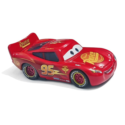 Disney Alloy Car Anime Figure Lightning McQueen Fire Fighting Truck Racing Car Kids Toys 1:55 Metal Die Casting Birthday Gifts