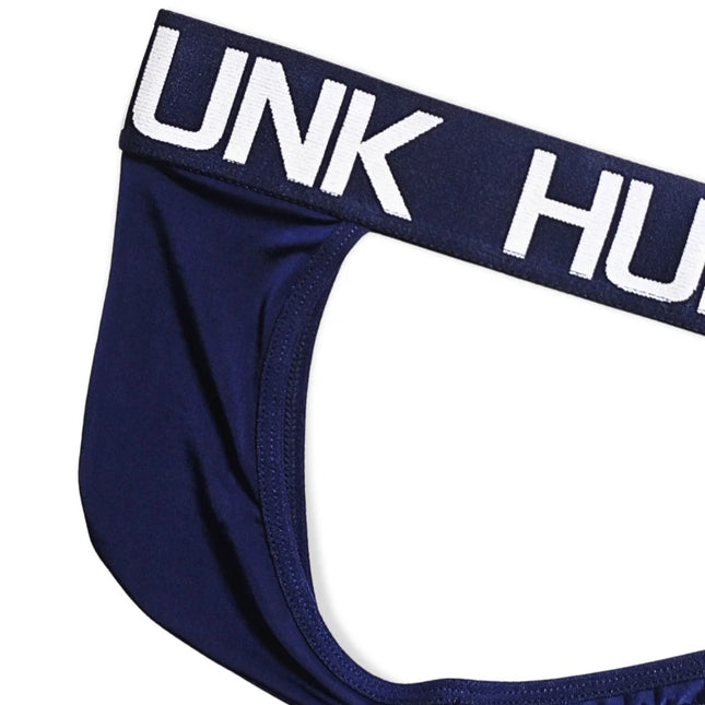 Men's Ultra-Thin Semi Sheer Gym Thong HUNK Waistband T-Back Breathable Soft Transparent Underwear Sexy Casual Sports Underpants