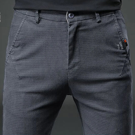 Autumn Winter Korean Harajuku Trousers All Match Vintage Jeans Men Casual Trend Solid Pockets Straight Leg Pant New Male Clothes