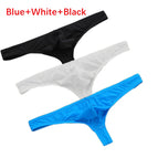H Black White Blue / M / 3pcs