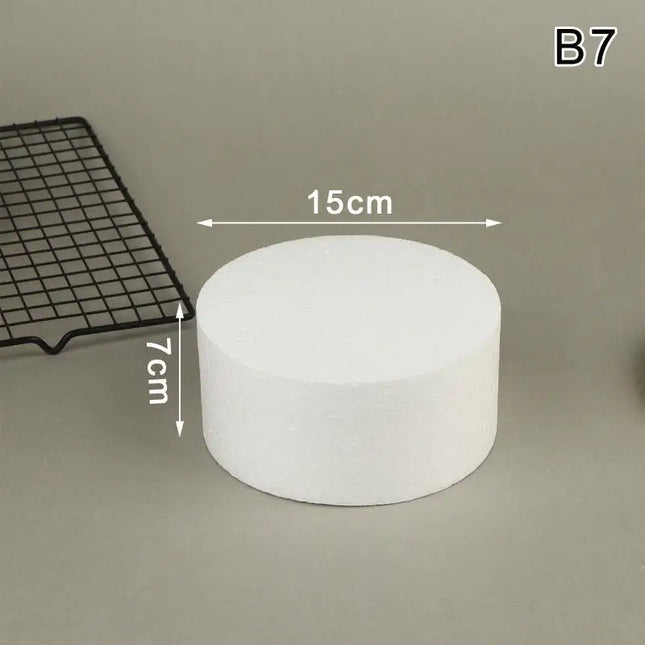 4/6/8/10 Inch Cake Foam Mould PS Foam Flower Decor Cake Dummy Practice Sugarcraft Model Lightweight DIY Decorations