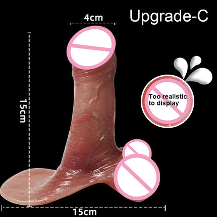 24 Styles Male Penis Cover Realistic Dildo Cock Pump Phallus Extender Enlargement Dick Growing Ejaculate Orgasm Sex Toys For Men