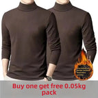 L recommendation 47.50 kg-55.00 kg / Velvet half turtleneck [Coffee + coffee]