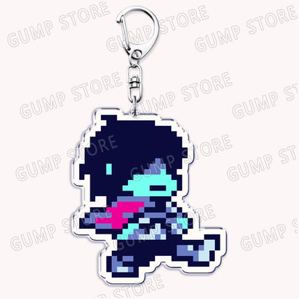 Cute Game Deltarune Keychains for Accessories Ralsei Kris Susie Spamton Undertale Angel Jewelry Keyrings Fans Gaming Gamer Gifts
