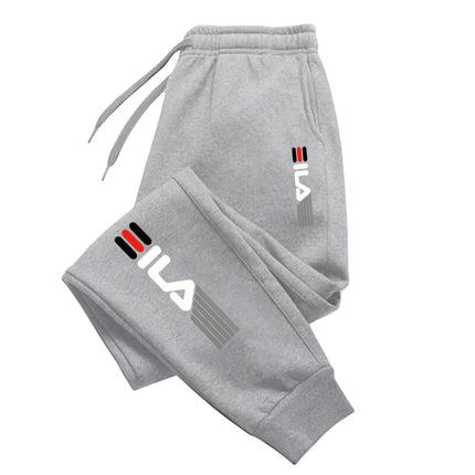 Men's autumn and winter trendy casual pants, jogging pants, elastic waisted sports casual pants, loose fitness sweatpants
