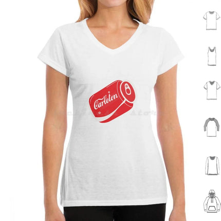 Carleton Coke Can T Shirt Big Size 100% Cotton Coke Carleton Carleton University